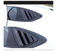 Car Rear Side Window Louvers Cover for Third generation MG6/MG6PRO 2017-2022 ABS Window Shutter Cover Trim,A/glossy Black