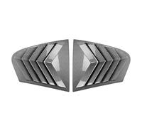 Car Rear Side Window Quarter Shutter Louver Cover Air Vents Blinds Cap Trim Fit For BMW 5 Series G30 2018-2023 ABS