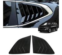 Car Rear Side Window Shutters, For Honda CR-V CRV 2023 2024 2025 Accessories, Ventilation Shutter Cover for Automatic Outdoor (Black)