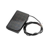 Car Rear Spoiler Brake Light Tail Black Shell Universal For Pilot Stop