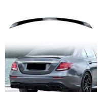 Car Rear Spoiler, Car Tail Wing Trunk Boot Roof Trim Lip ABS Spoilers, for Mercedes-Benz E-Class W213 E260 E300 E63S 2016-2023,Black