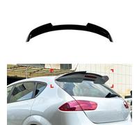 Car Rear Spoiler For Seat Leon MK2.5 2009-2012, Rear Boot Spoiler Lip Wing Rear Roof Spoiler Improve car stability Save fuel consumption,Piano Black