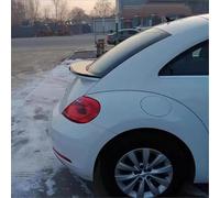 car Rear spoiler for VW Beetle 2013, 2014, 2015 E 2016,Trunk Spoiler Lip Tail Wing Boot Lid Spoiler Trunk Racing Spoiler Bumper Diffuser Spoiler,A/White with black