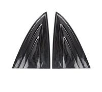 Car Rear Spoiler Rear Quarter Window Louvers Spoiler Panel For Tesla For Model 3 Carbon Fiber ABS Accessories 2020 For Three Car Rear Roof Spoiler(Carbon Fiber)