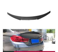 Car Rear Spoiler Splitter, Trunk Boot Lip Wing lid ABS Exterior Accessories, Compatible with BMW F80 M4 F82 Style 2013-2020, B Carbon Fiber Look