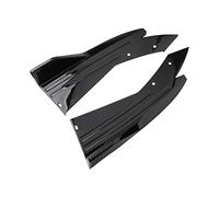 Car rear spoiler Tail Wing For A&udi A3 A4 A5 A6 A7 A7 A8 RS5 RS6 RS7 S3 S4 TT 2PCS Car Anti-Scratch Rear Bumper Lip Splitter Diffuser Lip Car Styling Accessories (Color : Glossy black)
