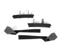 Car Rear Spoiler Wing For Mustang 2018 2019 2020 2021 4 Fins Car Rear Bumper Diffuser Rear Side Splitters Spoiler Lip