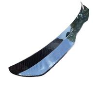 Car Rear Spoiler Wing For PEUGEOT For RCZ 2010 2011 2012 2013 2014 2015 ABS Plastic Glossy Black Car Rear Spoiler Roof Wing Trunk Rear Trunk Spoiler Wing(Carbon fiber pattern)