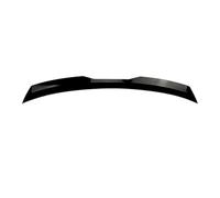 Car Rear Spoilers Auto Part For Q2 For Q3 Universal Car Tail Wing Glossy Black Carbon Decoration Styling ABS Plastic Roof Trunk Lid Hatchback Spoiler(Glossy Black fake)