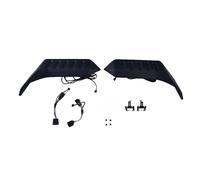 Car Rear Spoilers Car Rear Roof Light Spoiler Tail Side Splitter Top Wing Lip EU&USA Standard 4 Color Led Lamp 2007-2023 For Jeep For Wrangler JK JL Rear Trunk Spoiler(2007-2017)