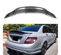 Car Rear Spoilers for Mercedes-Benz C-Class W204 2007 2008 2009 2010 2011 2012 2013 2014, Back Spoiler Tailgate Roof Wing Diffuser Splitter External Modification Accessories, A/Carbon Fiber
