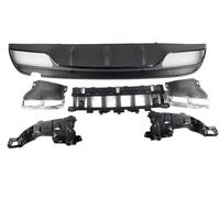 Car Rear Spoilers For Mercedes For Benz C-Class W205 4-Door Sport C200 C250 C300 C350 C400 C43 2015 2016 2017 2018 Rear Bumper Diffuser Lip With Exhaust Rear Spoiler Wing(1)