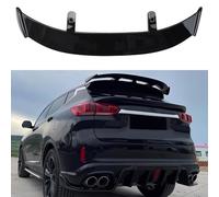 Car Rear Spoilers for Toyota bZ4X EA10 2022 2023 2024, Trunk Spoiler Lip Roof Tail Wing, Styling Accessories,Bright Black, normal