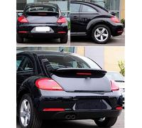 Car Rear Spoilers for VW Beetle 2013 2014 2015 2016 2017 2018,Carbon Fiber/ABS Trunk Spoiler Lip Rear Body Decoration Auto Accessories,A-black