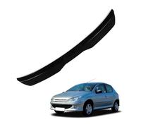 Car Rear Spoilers, Peugeot 206 207 2008 2009 2010 2011 Roof Wing Hatchback Modification ABS Spoiler reduces drag Improve Fuel Efficiency spoiler,A/Black