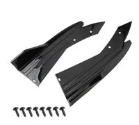 Car Rear Spoilers Universal Car Rear Bumper Spoilers Fender Trim Protection Anti-Crash Diffuser(Black)
