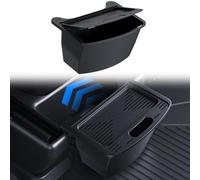 Car Rear Storage Box Car Trash Can Compatible For TESLA For Model Y 2021-2024, Interior Organizer Tray 27.5 * 20 * 15.5cm Black