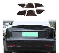 Car Rear Tail Light Cover Tail Lamp Shell Shade Compatible with Tesla Model 3 Model Y 2016-2022 Smoked Taillight Shell Trim Cover Tail Light Lamp Cover Guard Trim Frame Protect Decorative Accessories