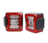 Car Rear Tail Light for Wrangler JK 2007-2017, Left/Right LED Rear TailLight Brake Lamp Turn Signal Auto Parts Replacement Taillight Assembly, American version - 1 pair