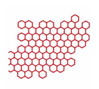 Car Rear Tail Light Lamp Stickers Honeycomb Type Decal Adhesive PVC Headlight Taillight Decal Motorbike Stickers and Decals