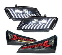 Car Rear Tail Lights in Car Headlight Assemblies For Q5 Led Headlights 2013-2017 With Tail Lights Modified Led Front Rear Light Assembly Car Accessories Front Bumper Headlight Corner Light