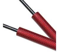Car Rear Tailgate Boot Gas Struts 2Piece Trunk Struts Rear Tailgate Boot Lift Support Shock Damper 8443022U06 8443122U05 For Nissan For Skyline R33 Coupe 1993-1998 Boot Struts(Red Carbon Fiber)