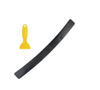 Car Rear Trunk Guard 90cm Car Rear Trunk Bumper Carbon Fiber Sticker Protective Pad Anti-Scratch Cover Anti-Collision Protection Strip Decal(Black)