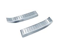 Car Rear Trunk Guard For Mazda For CX30 CX-30 2020-2025 Inner Rear Bumper Foot Plate Accessories Trim Car Trunk Threshold Protector Stickers Auto Parts(Silver)