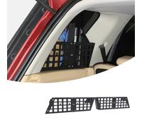 Car Rear Trunk Interior Shelf Storage Molle Panel Aluminum Alloy Storage Basket Compatible with Freelander 2 2007-2015 Car Trunk Storage Panel Accessories