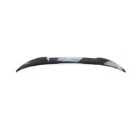 Car Rear Trunk Lid Tail Wing Spoiler Lip Extension Exterior Trim Gloss Black ABS For X4 G02 2018-2024+(Carbon Look)