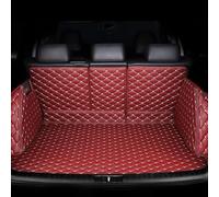 Car Rear Trunk Mat Boot Liner Mats for BYD Seal 2023 2024 2025, Waterproof Leather, Car Boot Cover Anti-Slip Carpets Auto Accessories,F-Red