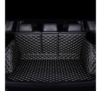 Car Rear Trunk Mat Boot Liner Mats for Ford Everest (5 seats) 2017-2020 2021 2022 2023 2024 2025, Waterproof Leather, Car Boot Cover Anti-Slip Carpets Auto Accessories,B-Black-Beige