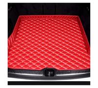 Car Rear Trunk Mat For VW For Touareg 7L 2003-2010 Trunk Mats Anti Dirty Durable Leather Carpet Pad Auto Interior Articles(Red,Size2 2006-2010)