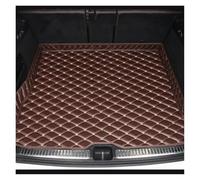 Car Rear Trunk Mat For VW For Touareg 7L 2003-2010 Trunk Mats Anti Dirty Durable Leather Carpet Pad Auto Interior Articles(Coffee,Size2 2006-2010)