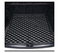 Car Rear Trunk Mat For VW For Touareg 7L 2003-2010 Trunk Mats Anti Dirty Durable Leather Carpet Pad Auto Interior Articles(Black and Beige,Size1 2003-2010)