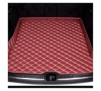 Car Rear Trunk Mat For VW For Touareg 7L 2003-2010 Trunk Mats Anti Dirty Durable Leather Carpet Pad Auto Interior Articles(Wine red,Size2 2006-2010)
