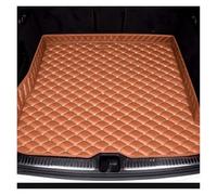 Car Rear Trunk Mat For VW For Touareg 7L 2003-2010 Trunk Mats Anti Dirty Durable Leather Carpet Pad Auto Interior Articles(Brown,Size2 2006-2010)