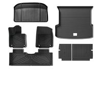 Car Rear Trunk Mat For Xpeng G9 2022-2024 Floor Mats Trunk Mats Cargo Liner TPE 3D Floor Carpets Waterproof All Seasons Mat LHD(7pcs)