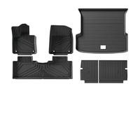 Car Rear Trunk Mat For Xpeng G9 2022-2024 Floor Mats Trunk Mats Cargo Liner TPE 3D Floor Carpets Waterproof All Seasons Mat LHD(6pcs)