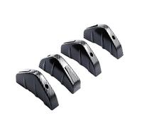 Car Rear Trunk Spoiler 4Pcs Novel Bumper Diffuser Spoilers Compact Rear Spoilers Decorate Universal Triangle Car Spoilers Exterior Modification Accessories(Type 2)