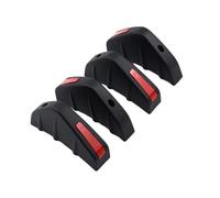 Car Rear Trunk Spoiler 4Pcs Novel Bumper Diffuser Spoilers Compact Rear Spoilers Decorate Universal Triangle Car Spoilers Exterior Modification Accessories(Type 4)
