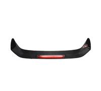 Car Rear Trunk Spoiler Wing Brake Light For Civic 2dr 1996-2000 Primered Black Spoilers Lamp Tail Fin