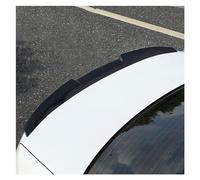 Car Rear Trunk Spoilers For A4 B8 Saloon 2009-2012 Tailgate Protector Lid Wings Boot Spoiler Tailfin(Glossy Black)