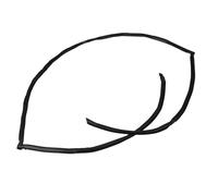 Car Rear Upper Trunk Windshield Moulding Trim Seal 51318159785 for E39 525i 528i 530i 540i M5 1997-2003 HRQCTIM