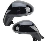 Car Rear View Assy Complete For VW For Touareg 2011 2012 2013 2014 2015 2016 2017 2018 15+2 Pins Power Folding Heated Memory Anti-Glare Side Mirror(1 pair black)