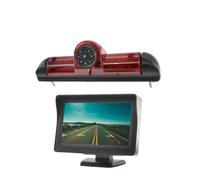 Car Rear View Camera 170 Degree Car 3rd Brake Light Rear View Camera Waterproof Night Vision Reverse For Fiat For Ducato(4.3inch Camera)