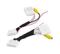 Car Rear View Camera Adapter Cable for Toyota Including Reversing Detection Line 24Pin+28Pin Connector 12V Direct Install Wire