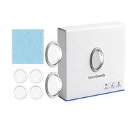 Car Rear View Camera Cover, 2-Piece Clear Protective Sticker, Car Backup Camera Protective Sticker, for Safety Night Driving Commuting Protection Men Women