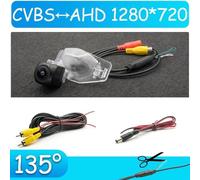 Car Rear View Camera For CR-V SUV MK3 2007-2014 For Insight 2010-2014 For Freed 2008-2019 For FIT/For Jazz 2001-2013 Bekuyu(C135 AHD 720P)