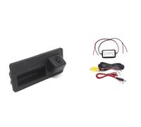 Car Rear View Camera Replacement for VW For Golf For Plus 2009 2010 2011 2012 2013 2014 Car Trunk Handle Camera HD CCD Night Visioin Backup Rear View Camera Car Backup Camera(A-static-rectifier)